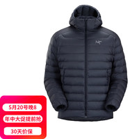 始祖鸟（ARC’TERYX）Cerium Hoody 轻量保暖鹅绒男装外套夹克上衣男 BlackSapphire/蓝黑色 M(69-81kg)