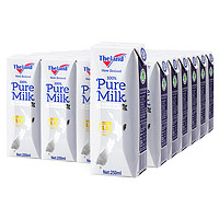 Theland 纽仕兰 新西兰 纽仕兰4.0g乳蛋白全脂高钙纯牛奶250ml*24盒进口