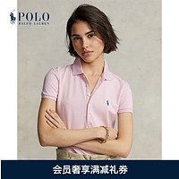 Polo Ralph Lauren 拉夫劳伦女装 经典款修身版弹力Polo衫RL23165 650-粉红色 M