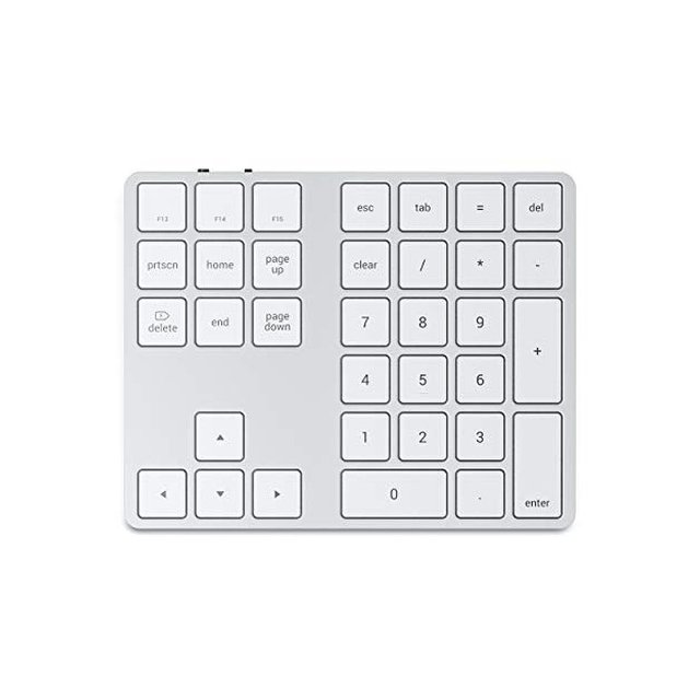 SATECHI 蓝牙数字键盘 可充电34键 MacBook Pro / Ai