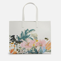 TED BAKER Meadcon Painted Meadow 大号图标仿皮托特包