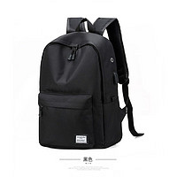 大容量男女韩版旅行背包学院风时尚电脑包休闲包 黑色带USB升级款