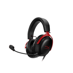 HYPERX Cloud Ⅲ 飓风3 头戴式有线游戏耳机 黑红