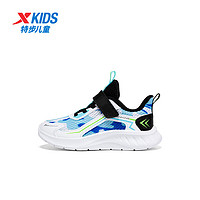 特步（XTEP）儿童男童运动鞋小童网面透气跑步鞋男孩鞋子 特步白/黑 32码