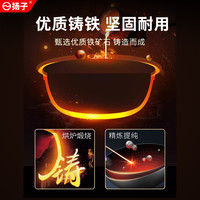 扬子电炒锅家用多功能蒸煮炒炖电锅一体式电火锅铸铁炒菜锅不粘锅
