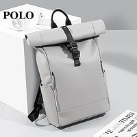 POLO双肩包男背包男学生书包男潮流大容量17英寸电脑包商务通勤旅行包
