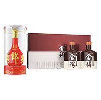 LANGJIU 郎酒 红15单瓶 +品味舍得礼盒组合装