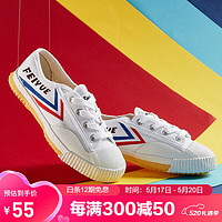 Feiyue. 飞跃 少林魂田径鞋复古潮鞋国货帆布鞋情侣款 白色 39