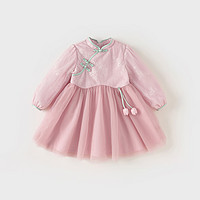 88VIP：戴维贝拉 包邮戴维贝拉儿童连衣裙2024春装新款汉服女童国风公主裙宝宝裙子