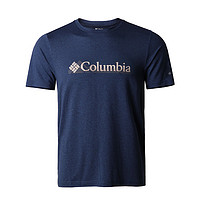 哥伦比亚 T恤男士春夏季新款户外休闲速干时尚舒适透气短袖上衣AE0801
