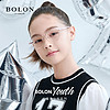BOLON 暴龙 儿童青少年近视眼镜框架 BY1008B33粉紫+依视路1.591星趣控钻晶膜洁
