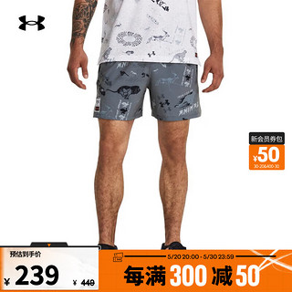 安德玛 UNDERARMOUR）秋冬RUN LAA男子跑步运动短裤1379302 黑色001 L