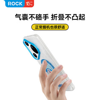 ROCK适用华为Pura70 Ultra手机壳蜡笔小新HUAWEI P70 Ultra保护套气囊支架全包磨砂防摔防指纹复古相机 Pura70 Ultra【气囊复古相机】