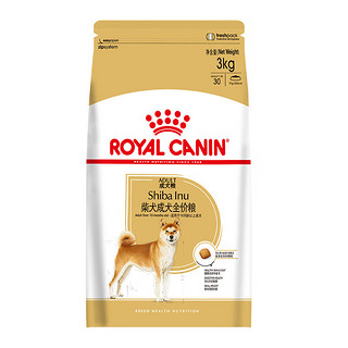 ROYAL CANIN 皇家 狗粮 柴犬成犬狗粮 犬粮 中型犬 SIA26 通用粮 10月-8岁 3KG