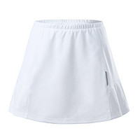 谛汐 速干羽毛球服套装男比赛运动服女裙乒乓球网球服装夏 3906白色裤裙 XL