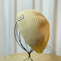 言芳诺前进帽男夏季薄款C字时尚帽子韩系反戴鸭舌帽遮脸小众贝雷帽 卡其色 成人54-58均码