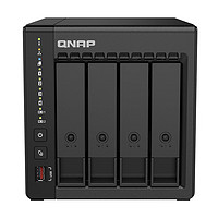 PLUS会员：QNAP 威联通 TS-466C 四盘位NAS网络存储器（N6005、8GB）