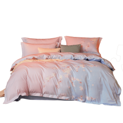 luolai罗莱家纺磨毛四件套全棉纯棉秋冬季床单高端床上用品加厚保暖