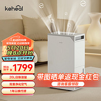 KEHEAL 科西逸尔 科西（KEHEAL）除湿机家用卧室抽湿机空气净化低音吸湿干燥除潮防潮除湿器 20L/天