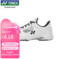 YONEX 尤尼克斯 网球鞋男女网羽运动鞋耐磨减震羽毛球鞋SHTS2WEX白43码