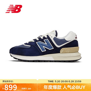 NEW BALANCE运动鞋男鞋女鞋百搭轻便户外休闲运动鞋574系列U574LGBB 44 44（脚长28CM）