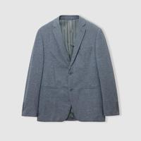 经典平驳领西装外套2024春季商务休闲男士西服
