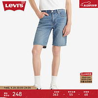 Levi's李维斯冰酷系列24夏季男士405休闲潮流时尚牛仔短裤 百搭中蓝色0147 36 12