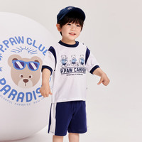 PawinPaw卡通小熊童装2024年夏季男女童大童-上下套装 Navy藏青色/59 090