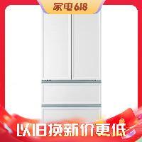 Haier 海尔 白巧系列 BCD-501WGHFD14W9U1 超薄零嵌风冷多门冰箱 501L