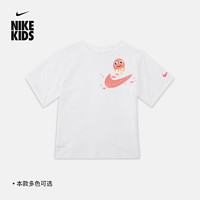 NIKE 耐克 官方女童BOXY幼童速干T恤夏季针织休闲时尚舒适FQ6937