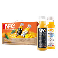 88VIP：农夫山泉 100%NFC果汁300ml*12橙汁6+芒果混合汁6