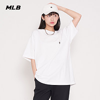 MLB 男女T恤经典纯色短袖运动休闲夏季TS010