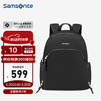 Samsonite 新秀丽 双肩包电脑包14英寸背包书包MacBook苹果笔记本女包 BY9黑色