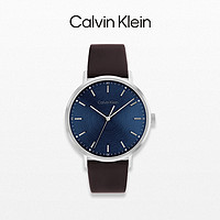 卡尔文·克莱恩 Calvin Klein CalvinKlein正品CK永恒系列摩登皮带商务通勤石英表男