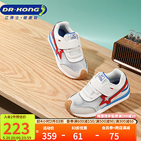 DR.KONG 江博士 学步鞋运动鞋 春季男女童舒适透气儿童鞋B14241W007米/红/蓝 33 33(脚长20.2-20.8cm)