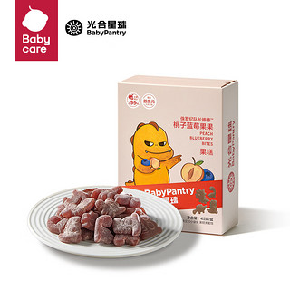 BabyPantry 光合星球 侏罗纪队长棒棒果糕 桃子蓝莓味 45g