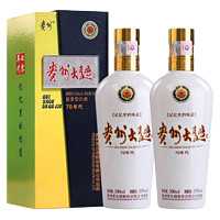 MOUTAI 茅台 贵州大曲 53度 酱香型白酒 500ml 53度 500mL 2瓶 贵州大曲（70年代）