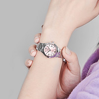 CASIO 卡西欧 女士手表时尚钢带防水通勤指针石英表LTP-1241D-4A