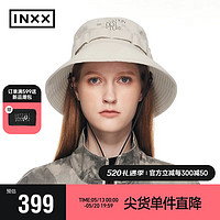英克斯（inxx）时尚潮流街头渔夫帽男女帽子XXE2535031 米色 均码