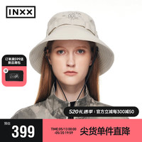 英克斯(inxx)时尚潮流街头渔夫帽男女帽子XXE2535031 米色 均码