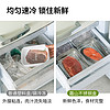 SHIMOYAMA 霜山 304不锈钢保鲜盒冰箱冷藏食物收纳盒海鲜肉类分装盒速冻盒子
