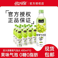 百亿补贴：可口可乐 美汁源葡萄味气泡水 480ml*12瓶