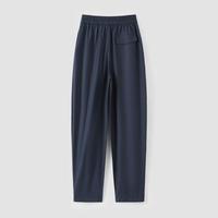 【松紧腰九分休闲裤】2024春夏女士时尚宽松显瘦纯色哈伦裤