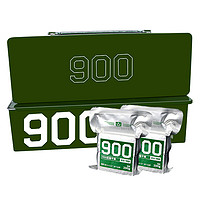 国产 900压缩饼干 旅行包装版 方便应急食品 200g*6包铁盒装（1.2公斤）