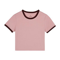 限尺码：hotwind 热风 春季女士时尚经典条纹T恤圆领休闲纯色上衣