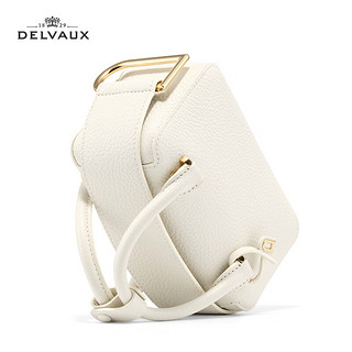 Delvaux24包包女单肩斜挎手提包Cool Box系列Nano 618女友 白色