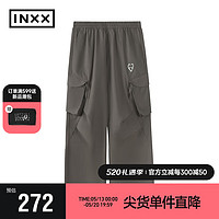 英克斯（inxx）APYD 多色三防休闲裤男女同款直筒裤APE2230776 咖色 XL