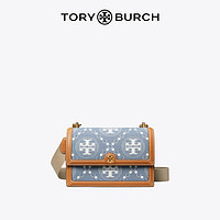 TORY BURCH TORYBURCH 汤丽柏琦T MONOGRAM小号丹宁单肩包159641