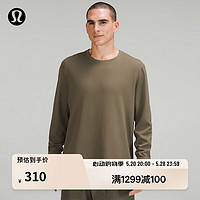 lululemon 丨Shift Stitch 男士圆领运动衫 LM3DTZS 角豆棕 L