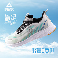 PEAK 匹克 飞燕2.0跑步鞋透气轻便网面百搭休闲鞋缓震运动鞋男学生体考鞋男 淡灰